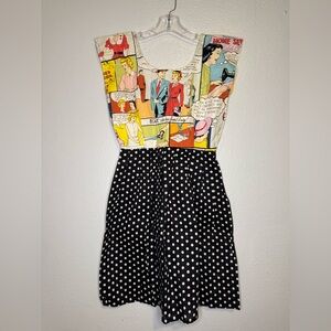 Comic polka dot dress